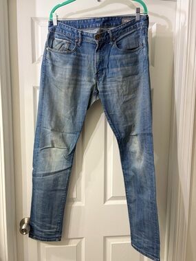 Bonobos Light Blue Washed Relaxed Jeans